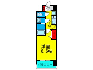 ｱﾄﾞﾊﾞﾝｽ大阪ﾌﾞﾘｱﾝﾄ(1305)の物件間取画像